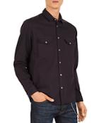 The Kooples Denim Western Slim Fit Button-down Shirt