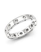 Roberto Coin 18k White Gold Symphony Dotted Ring