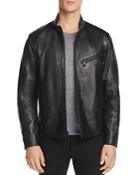 Andrew Marc Gibson Leather Moto Jacket