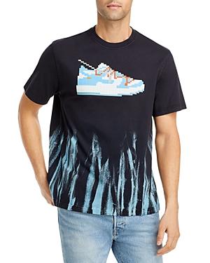 8 Bit Mostly Heard Rarely Seen Dunk Blue Graphic Tee