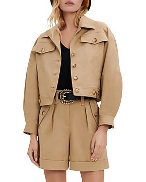 Maje Bakino Cropped Jacket