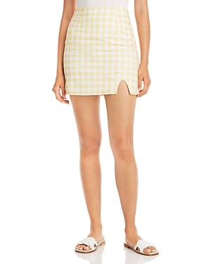 Charlie Holiday Sienna Gingham Mini Skirt