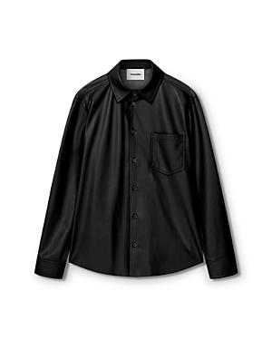 Nanushka Josia Faux Leather Shirt