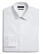 The Men's Store At Bloomingdale's Texture Micro Herringbone Regular Fit Dress Shirt - 100% Exclusive