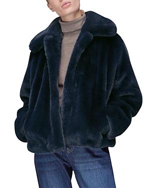 Whistles Drew Faux Fur Coat