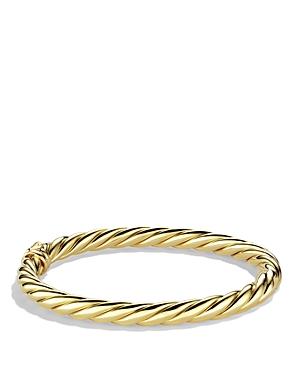 David Yurman Sculpted Cable Bracelet In Gold