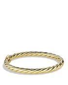 David Yurman Sculpted Cable Bracelet In Gold