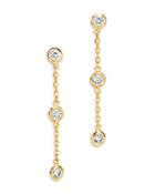 Bloomingdale's Diamond Bezel-set Drop Earrings In 14k Yellow Gold, 0.50 Ct. T.w. - 100% Exclusive