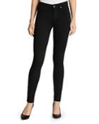 Paige Transcend Hoxton High-rise Ultra Skinny In Black Shadow