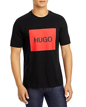 Hugo Dulive Cotton Logo Graphic Tee