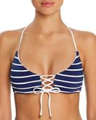 Polo Ralph Lauren French Stripe Bralette Bikini Top