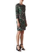 Whistles Adelaide Ruched Floral Dress