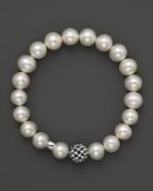 Lagos Caviar 10mm Ball Beaded Pearl Bracelet