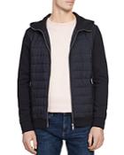 Reiss Hamish Quilted-front Hooded Jacket
