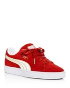 Puma Women's Varsity Suede Lace Up Sneakers