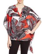 Sioni Flutter Sleeve Printed Tunic - Compare At $66