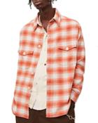 Allsaints Shimo Relaxed Fit Long Sleeve Plaid Shirt