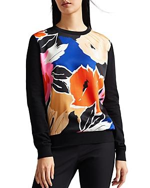 Ted Baker Payzlee Woven Front Sweater