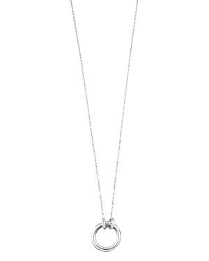 Tous Sterling Silver Hold Pendant Necklace, 16