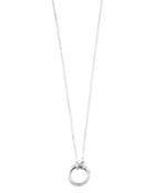 Tous Sterling Silver Hold Pendant Necklace, 16