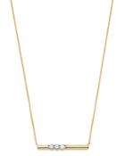 Bloomingdale's Diamond Triple Stone Bar Necklace In 14k Gold, 17-19 - 100% Exclusive