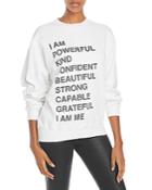 Anine Bing Ramona Empowerment Sweatshirt