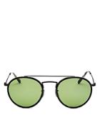 Oliver Peoples Men's Ellice Brow Bar Round Sunglasses, 50mm