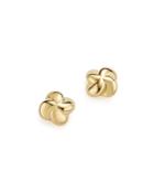14k Yellow Gold Puffed Twist Stud Earrings - 100% Exclusive