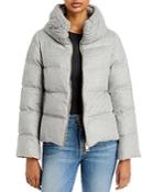 Herno Silk & Cashmere Short Down Coat