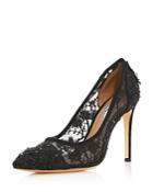 Charles David Women's Chaser Embroidered Mesh Pumps