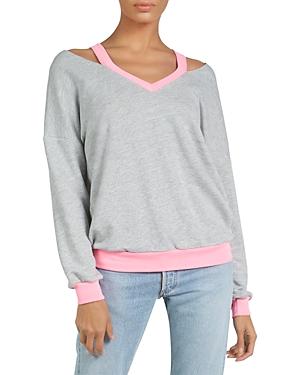 Michael Lauren Swanson Cold Shoulder Sweatshirt