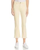 Paige Colette Crop Jeans In Pastel Yellow - 100% Exclusive