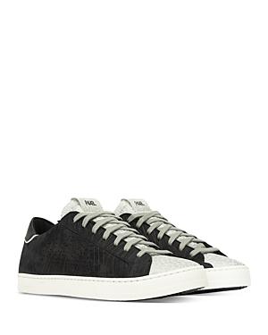P448 Women's John Zebra Embossed Low Top Sneakers