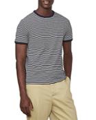 Officine Generale Striped Crewneck Tee