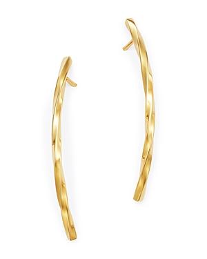 Bloomingdale's Twisted Bar Drop Earrings In 14k Yellow Gold - 100% Exclusive