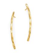 Bloomingdale's Twisted Bar Drop Earrings In 14k Yellow Gold - 100% Exclusive