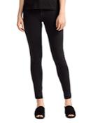 Maje Jaw Low Rise Skinny Jeans In Anthracite