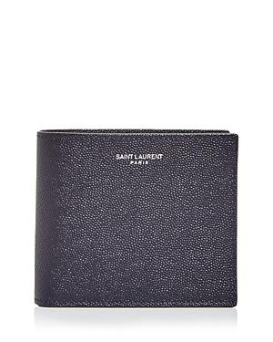 Saint Laurent Leather Bi Fold Wallet