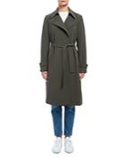 Theory Oaklane Belted Wrap Coat