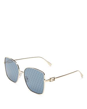 Fendi Unisex Square Sunglasses, 59mm