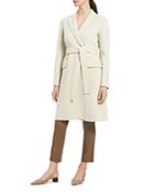 Theory Chevron Belted Wool Coat