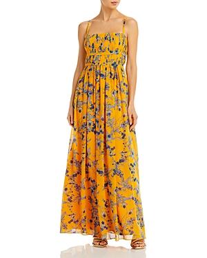 Aqua Square Neck Evening Dress - 100% Exclusive