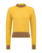 Pinko Contrast Trim Knit Sweater