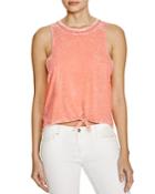 Chaser Tie Front Muscle Tank - Bloomingdale's Exclusive