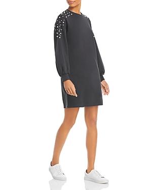 Lucy Paris Faux Pearl Embellished Dress