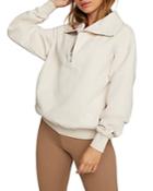Good American Half Zip Pullover Top