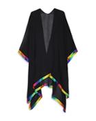 Kurt Geiger London Rainbow Trim Ruana