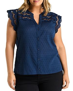 Estelle Plus Sallie Embroidered Top