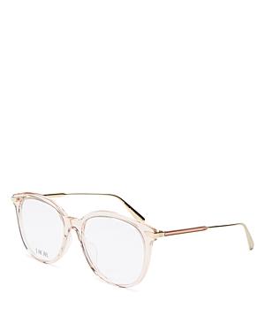Dior Unisex Round Clear Glasses, 54mm