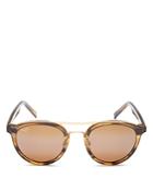 Maui Jim Women's Sunny Days Polarized Brow Bar Round Sunglasses, 49mm